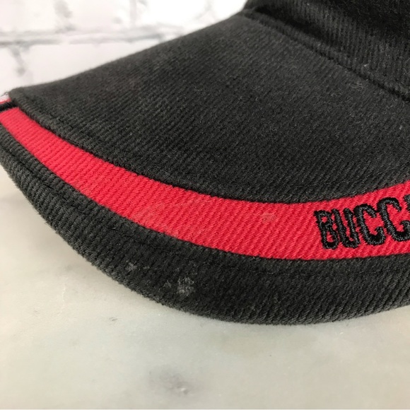 adidas Originals NFL Tampa Bay Buccaneers Mens Strapback Football Team Visor Hat - Picture 9 of 9